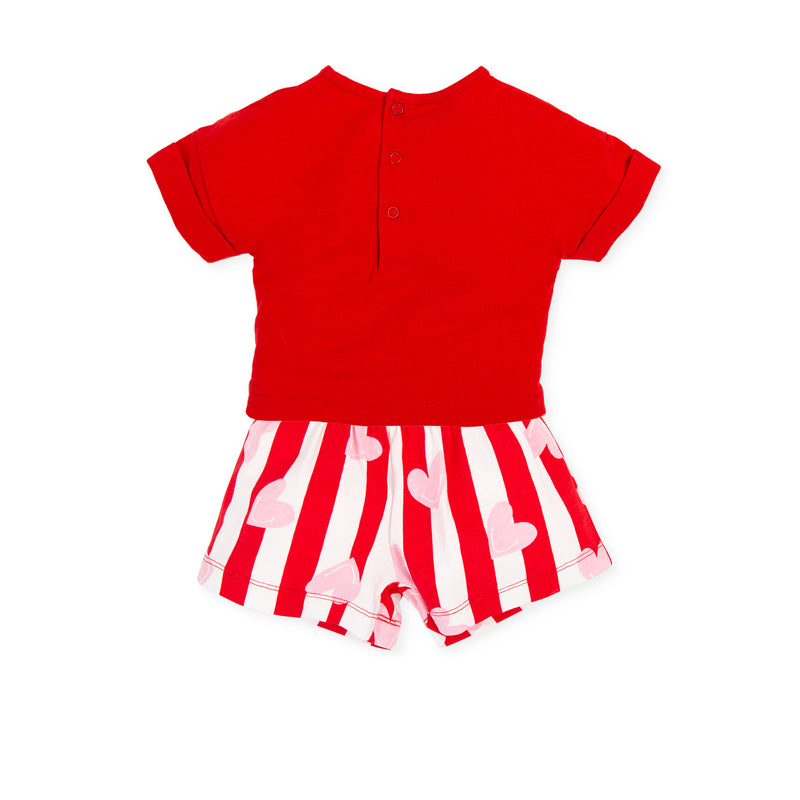 CONJUNTO 2 PZAS. ROJO