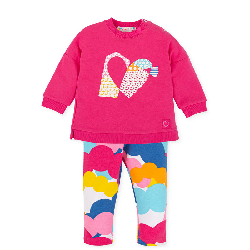 CONJUNTO NIÑA FUCSIA