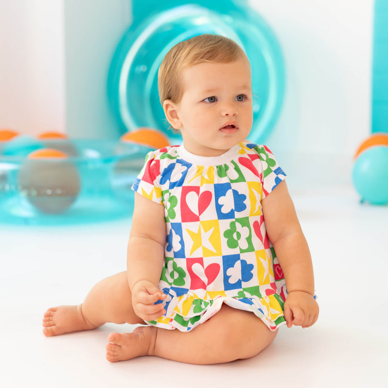 VESTIDO CON BRAGUITA MULTICOLOR